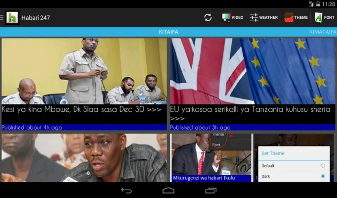 Habari 247 android App screenshot 1
